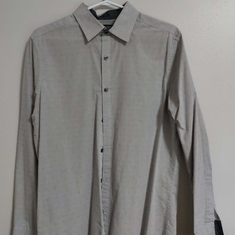 Grey men's medium dress shirt